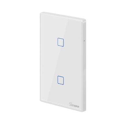 Interruttore Son/Off smart 2 canale controller da remoto wireless wifi placca touch domotica - enzoled