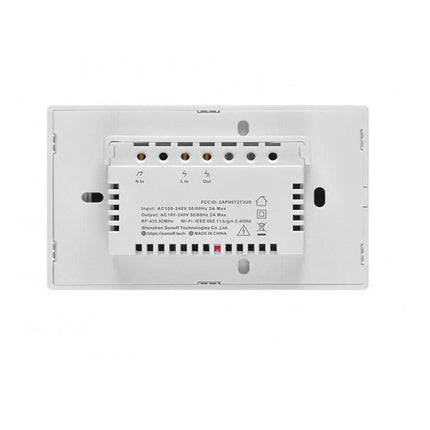 Interruttore Son/Off smart 2 canale controller da remoto wireless wifi placca touch domotica - enzoled