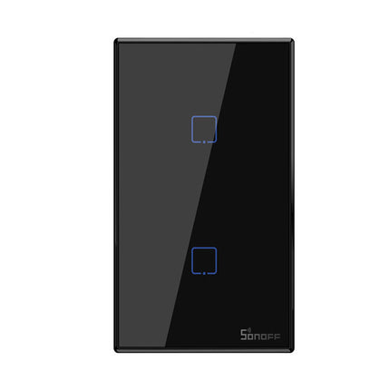 Interruttore Son/Off smart 2 canale controller da remoto wireless wifi placca touch domotica - enzoled