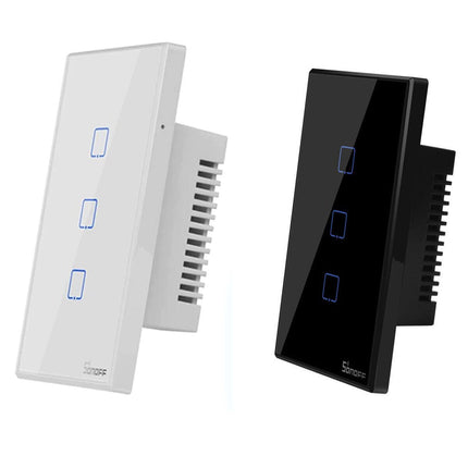 Interruttore Son/Off smart 3 canale controller da remoto wireless wifi placca touch domotica - enzoled