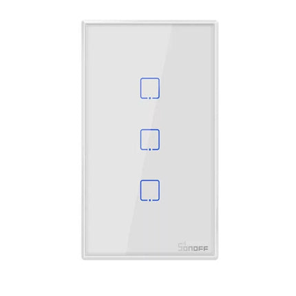 Interruttore Son/Off smart 3 canale controller da remoto wireless wifi placca touch domotica - enzoled