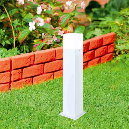 Lampione da giardino per esterno in alluminio attacco E27 lampada da terra lampioncino per vialetti IP44 - enzoled