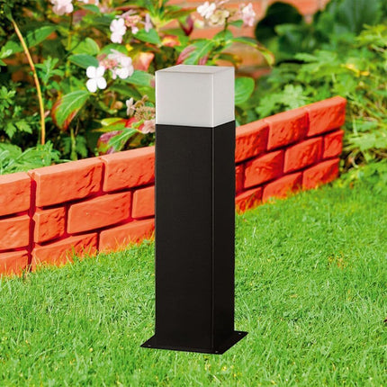 Lampione da giardino per esterno in alluminio attacco E27 lampada da terra lampioncino per vialetti IP44 - enzoled