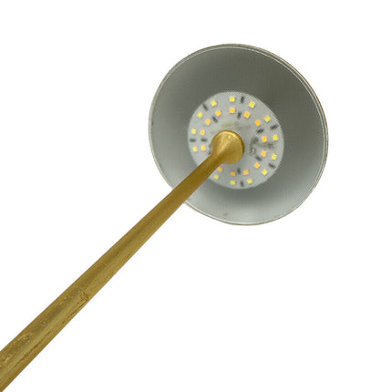 Lampada bistrot touch da tavolo a led ricaricabile usb  lume decorativo tripla colorazione di luce - enzoled