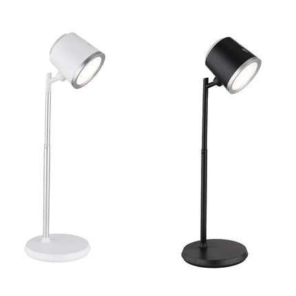 Lampada doppio uso da scrivania e applique a led 6 watt touch 2 riflettore dimmerabile 3 colorazioni - enzoled