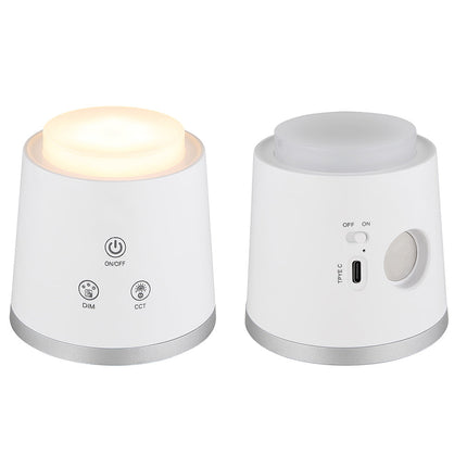 Lampada doppio uso da scrivania e applique a led 6 watt touch 2 riflettore dimmerabile 3 colorazioni - enzoled