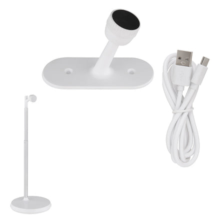 Lampada doppio uso da scrivania e applique a led 6 watt touch 2 riflettore dimmerabile 3 colorazioni - enzoled