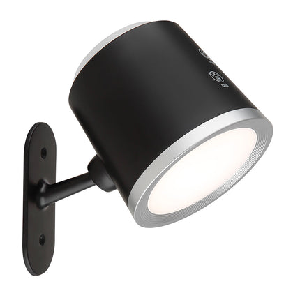 Lampada doppio uso da scrivania e applique a led 6 watt touch 2 riflettore dimmerabile 3 colorazioni - enzoled