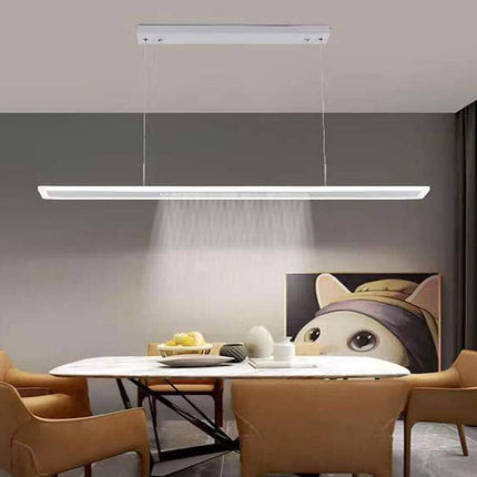 Lampadario a led 70 watt a sospensione bianco lampada dimmerabile con telecomando 3 colorazione di luce - enzoled