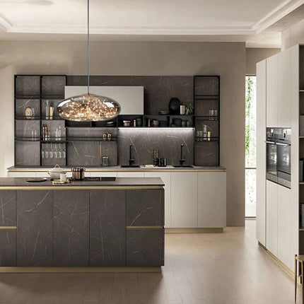 Lampadario a led a sospensione in vetro 10 watt lampada a cupola effetto cielo stellato a luce calda 3000k - enzoled