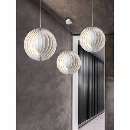 Lampadario a sospensione decorativo lampada in 3d in metallo attacco e27 arredo casa cucina soggiorno camera - enzoled