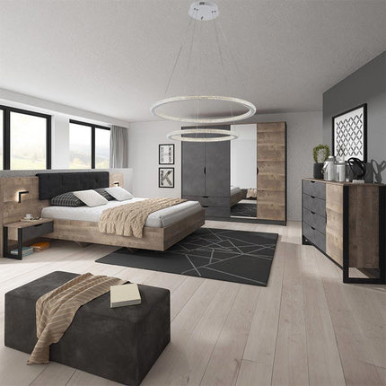 Lampadario Led 51 watt lampada a sospensione bianca 2 anelli con cristalli in acrilico luce fredda 6500k calda 3000k naturale 4000k - enzoled