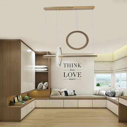 Lampadario led oro a sospensione 80 watt con cristalli in acrilico contemporaneo luce bianca fredda 6500k o naturale 4000k - enzoled