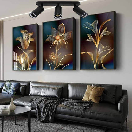 Applique plafoniera orientabile da soffitto o parete 3 diffusori lampada attacco GU10 per bagno soggiorno bianco o nero - enzoled