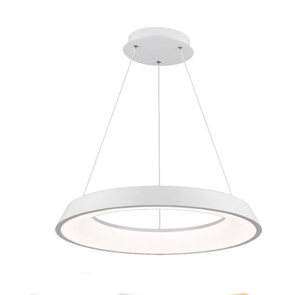 Lampadari a led 43 watt tre colorazioni di luce lampada da soffitto a sospensione ultra moderno cucina soggiorno - enzoled