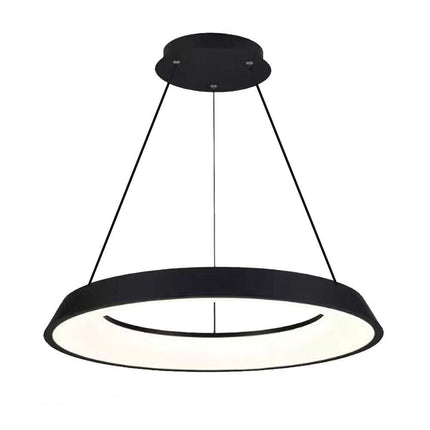 Lampadari a led 43 watt tre colorazioni di luce lampada da soffitto a sospensione ultra moderno cucina soggiorno - enzoled