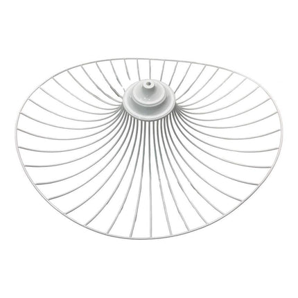 Lampadario a cappello con paralume in metallo E27 lampada decorativa contemporanea - enzoled