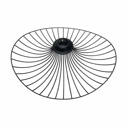 Lampadario a cappello con paralume in metallo E27 lampada decorativa contemporanea - enzoled