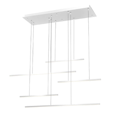 lampadario a sospensione 38 watt lampada a led design minimal 3 colorazione di luce soggiorno open space - enzoled