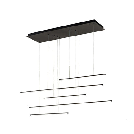 lampadario a sospensione 38 watt lampada a led design minimal 3 colorazione di luce soggiorno open space - enzoled