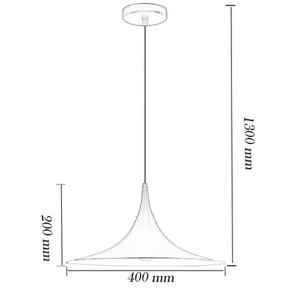 Lampadario a sospensione stile contemporaneo in metallo decorativo attacco E27 luce tavolo cucina nero o bianco - enzoled