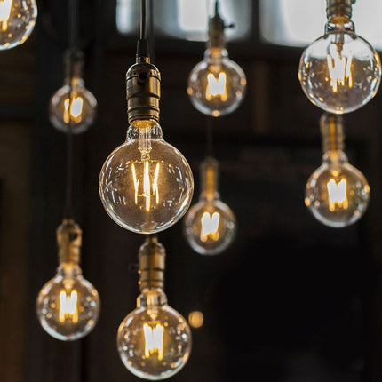 Lampadina led a filamento 12 watt attacco e27 globo 125 sfera a luce bianca 6500k calda 3000k naturale 4000k - enzoled