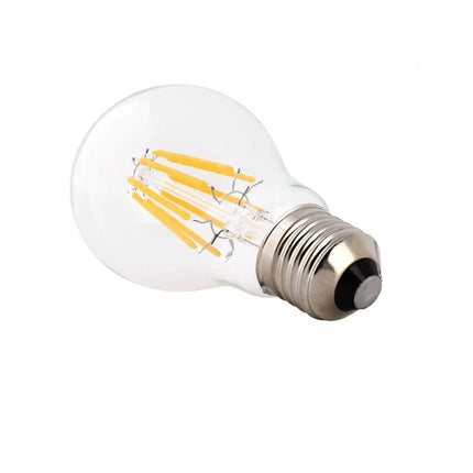 Lampadina led a filamento A60 8 watt sfera E27 luce fredda 6500k  calda 2700k naturale 4000k - enzoled