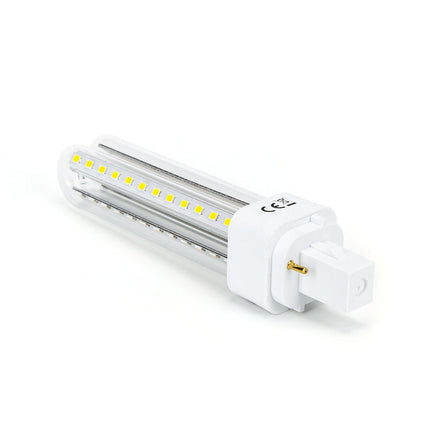 Lampadina led tubolare attacco G24 15 Watt 2pin luce fredda 6500k calda 3000k naturale 4000k risparmio - enzoled