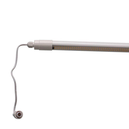 Neon a led con pannello solare 80 watt tubo ricaricabile 80 cm IP65 luce bianca fredda 6500k - enzoled