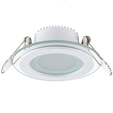 Pannello led slim incasso bordo in vetro 24 watt cct tre colorazione di luce calda fredda naturale - enzoled