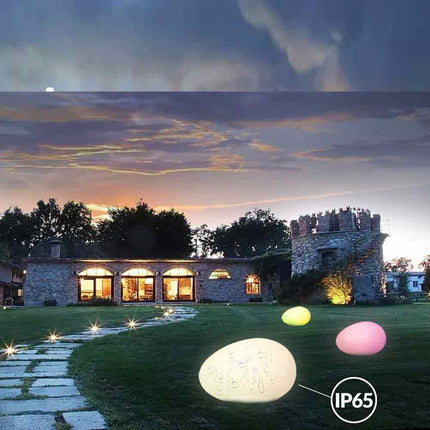 Lampada da giardino a led rgb+4000k per esterno con pannello solare luce decorativa multicolor - enzoled