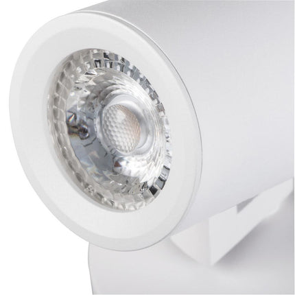 Applique plafoniera 2 diffusori orientabile da soffitto parete lampada attacco per faretto GU10 per bagno soggiorno bianco o nero - enzoled