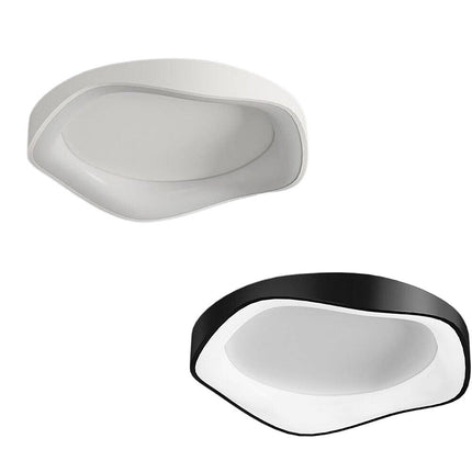 Plafoniera led a onda 38 watt ultra moderna tre colorazione di luce fredda 6500k calda 3000k naturale 4000k - enzoled