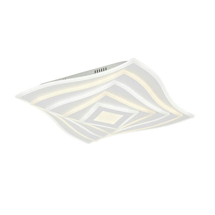 Lampadario da soffitto decorativo plafoniera led 75 watt cct tre tonalità di luce 6500k 3000k 4000k - enzoled