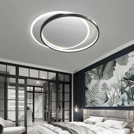 Plafoniera da soffitto tonda36 watt lampada dimmerabile tre colorazione di luce per camera da letto cucina - enzoled