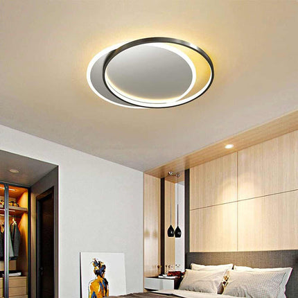 Plafoniera da soffitto tonda36 watt lampada dimmerabile tre colorazione di luce per camera da letto cucina - enzoled