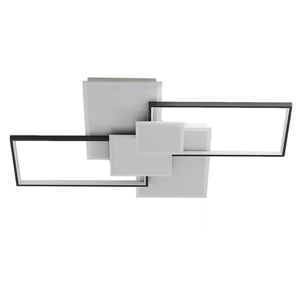 Lampadario da soffitto a led 83 watt plafoniera cct tre colorazione 3000k 4000k 6500k lampada moderna bluetooth con telecomando - enzoled