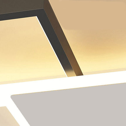 Lampadario da soffitto a led 83 watt plafoniera cct tre colorazione 3000k 4000k 6500k lampada moderna bluetooth con telecomando - enzoled