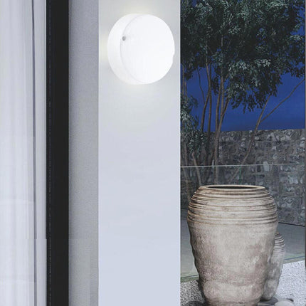 Plafoniera a led 18 watt rotonda da soffitto o parete esterno balcone terrazzo IP65 luce fredda 6500k calda 3000k naturale 4000k - enzoled