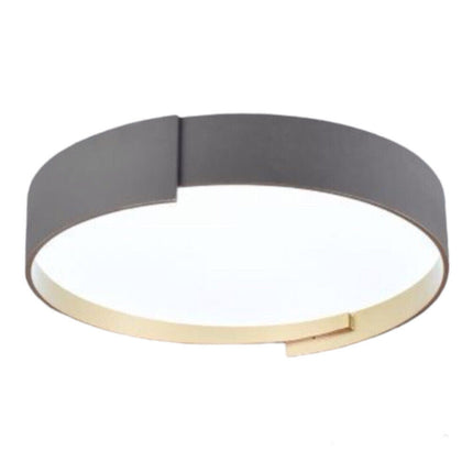 Plafoniera a led grigio 46 watt lampada moderno da soffitto rotonda luce fredda 6500k calda 3000k naturale 4000k - enzoled