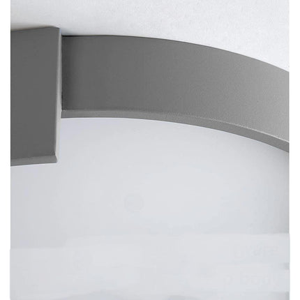 Plafoniera a led grigio 46 watt lampada moderno da soffitto rotonda luce fredda 6500k calda 3000k naturale 4000k - enzoled