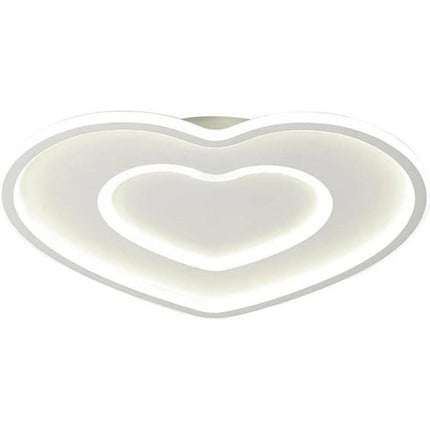 Plafoniera a LED lampadario da soffitto a forma di cuore in alluminio 63 watt per ambienti interni luce fredda 6500k calda 3000k naturale 4000k - enzoled