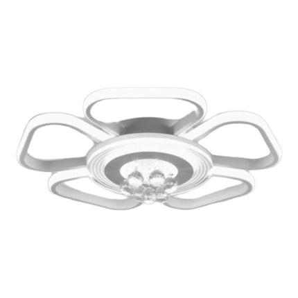 Plafoniera led 50 watt a forma di fiore con pendenti in acrilico lampadario da soffitto lampada moderna bianca a luce fredda 6500k calda 3000k naturale 4000k - enzoled