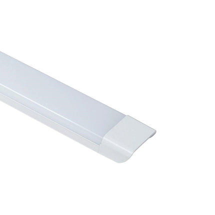 Plafoniera led slim sottopensile tubo neon 27 watt 60 cm per soffitto mensole ripiani luce fredda 6500k naturale 4000k calda 3000k - enzoled