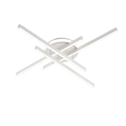 Plafoniera moderna a led 45 watt lampada bianca da soffitto lampadario in metallo luce fredda 6500k naturale 4000k calda 3000k - enzoled