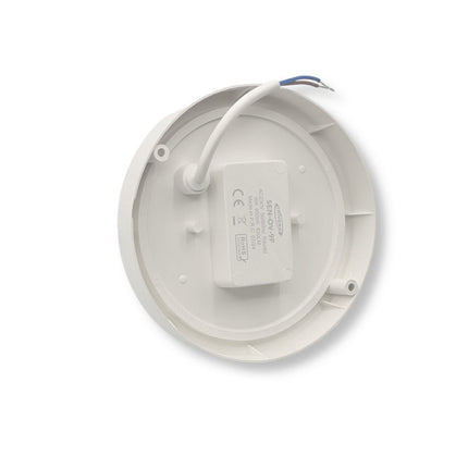 Plafoniera a led per esterno con sensore di movimento 9 watt 6500k tonda o ovale IP56 - enzoled