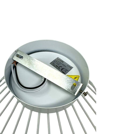 Plafoniera con paralume in metallo lampadario lampada decorativa contemporanea E27 casa - enzoled