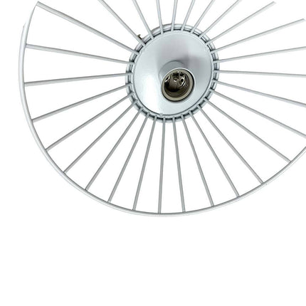 Plafoniera con paralume in metallo lampadario lampada decorativa contemporanea E27 casa - enzoled