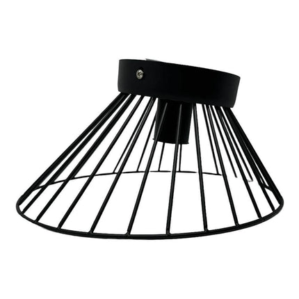 Plafoniera con paralume in metallo lampadario lampada decorativa contemporanea E27 casa - enzoled