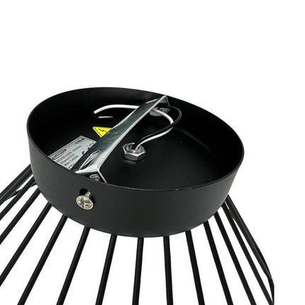 Plafoniera con paralume in metallo lampadario lampada decorativa contemporanea E27 casa - enzoled